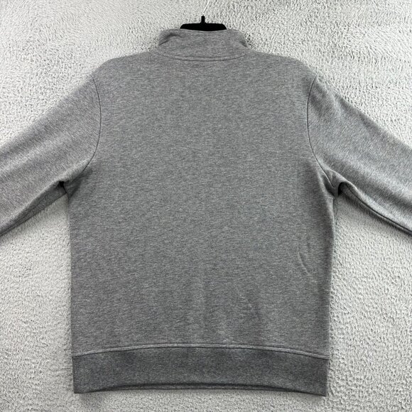 Revtown 1/4 Zip Fleece Pullover Mens Medium Gray Mock Neck Comfort Minimalist - Picture 9 of 16